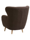 Sillón VILDSUND 1 cuerpo tela bouclé marrón Sillón VILDSUND 1 cuerpo tela bouclé marrón