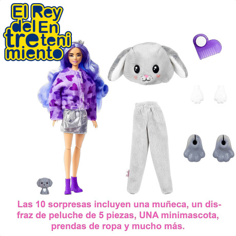 Muñeca Barbie Cutie Reveal Con Disfraz + Accesorios Barbie Perro