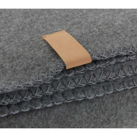 Manta throw DAGLILJE 130x170 gris oscuro Gris oscuro