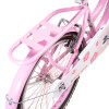 Bicicleta Bebesit Queen rodado 20" con canasto y parrilla Rosa