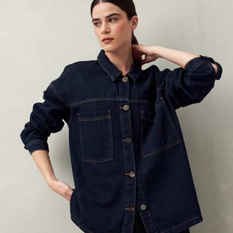 SOBRECAMISA HOPE Indigo