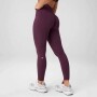 Leggings Booty Scrunch PureLuxe V-Back Mujer Oxblood