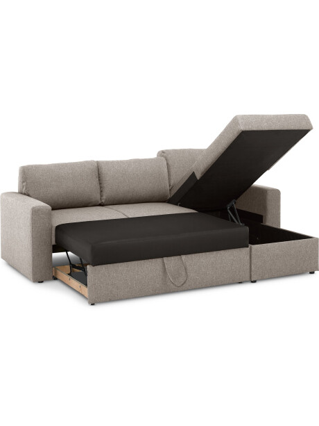 Sofá cama MARSLEV chaise longue gris cl Sofá cama MARSLEV chaise longue gris cl