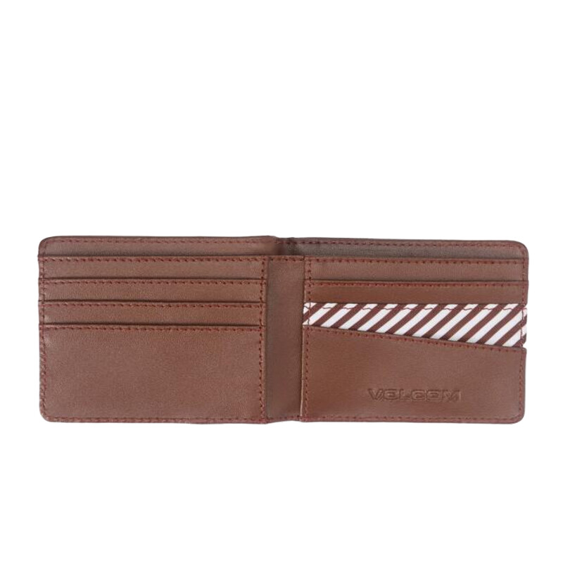 Billetera Volcom ABG PAY-A-PAL LEATHER BIFOLD - Marrón Billetera Volcom ABG PAY-A-PAL LEATHER BIFOLD - Marrón
