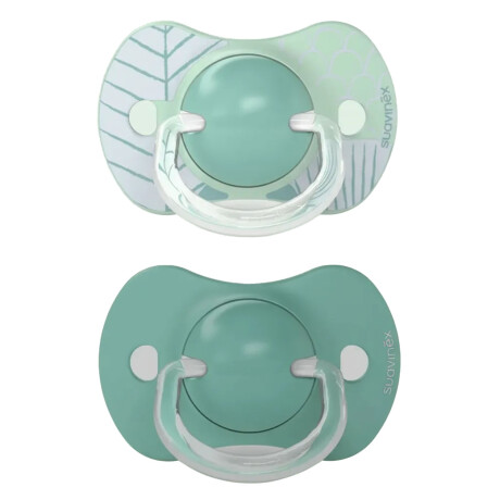 Chupete X2 +18m SX Pro Fisiológico Silicona Ultra Soft Dream Verde Claro