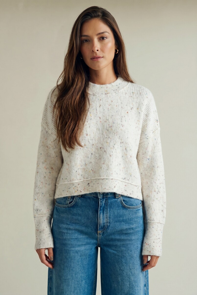 Sweater Buttonne - Nacar 