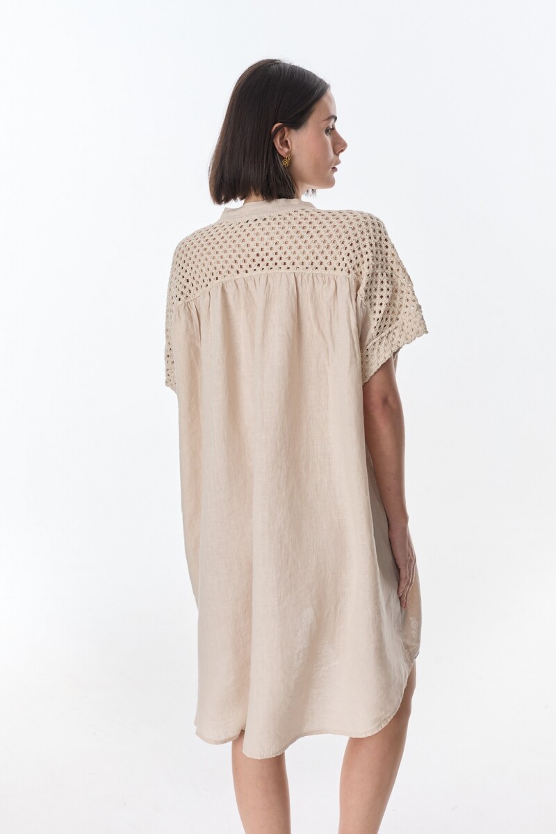 Vestido Camisero Ivy Beige