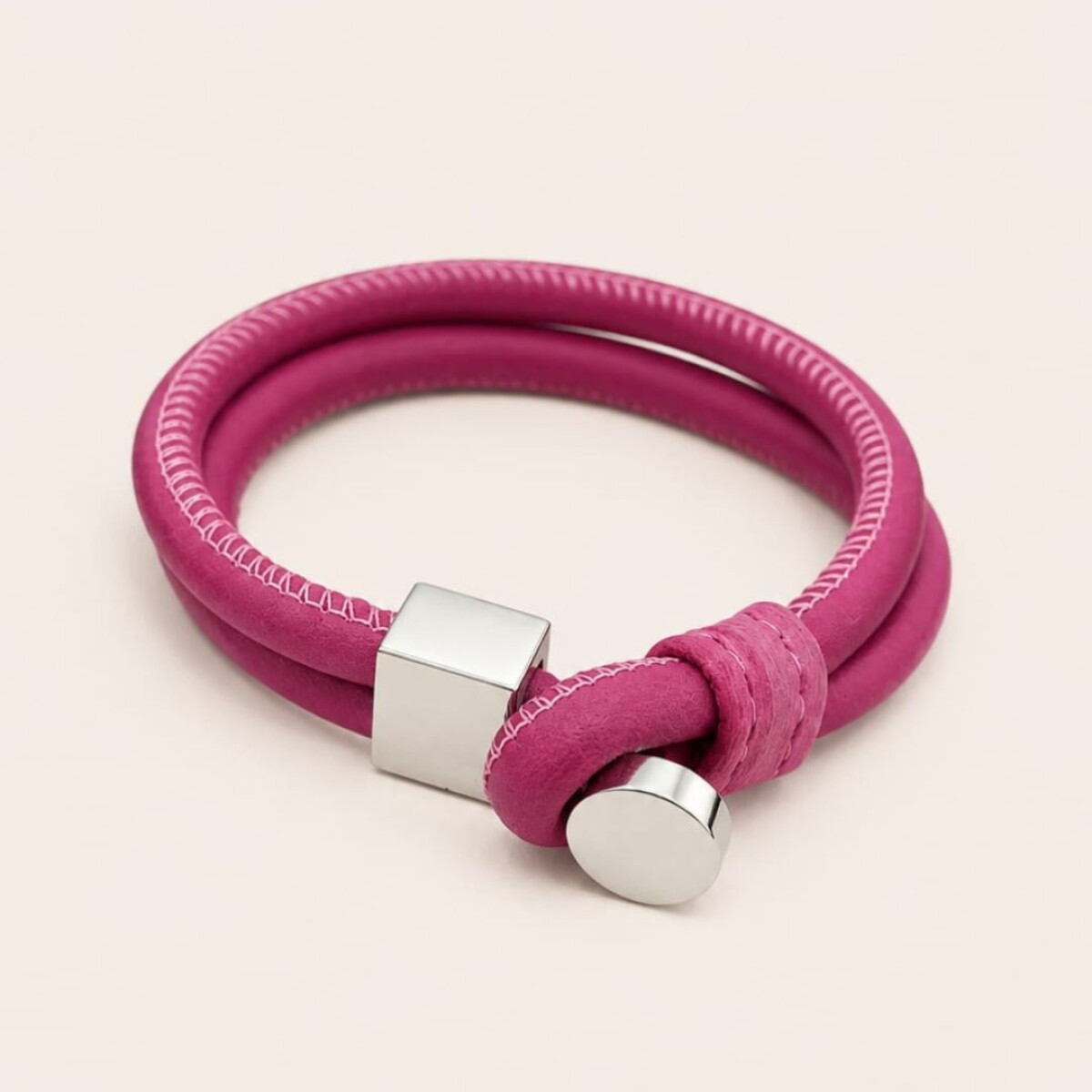 Pulsera Pink - Cuero 