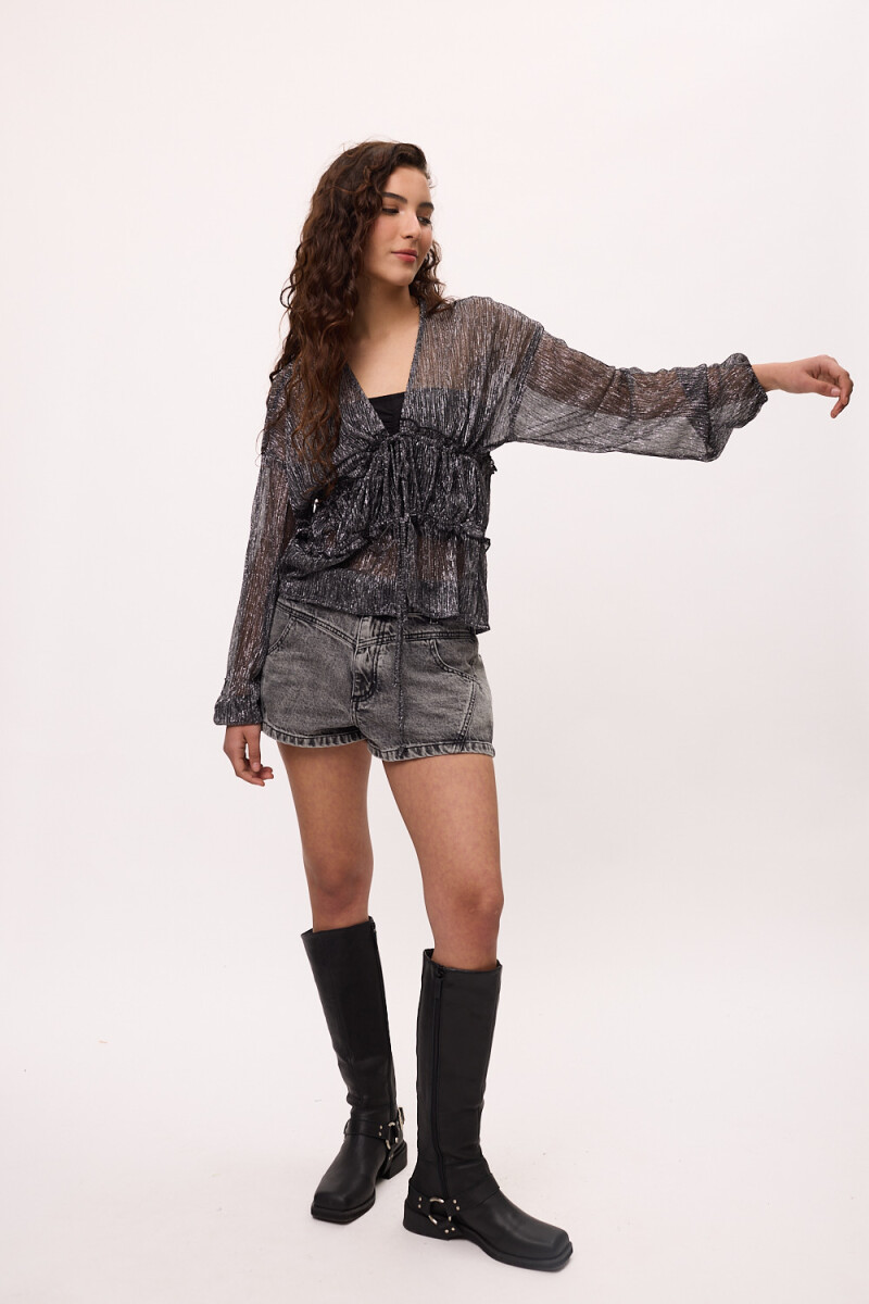 Camisa Lov Plateado