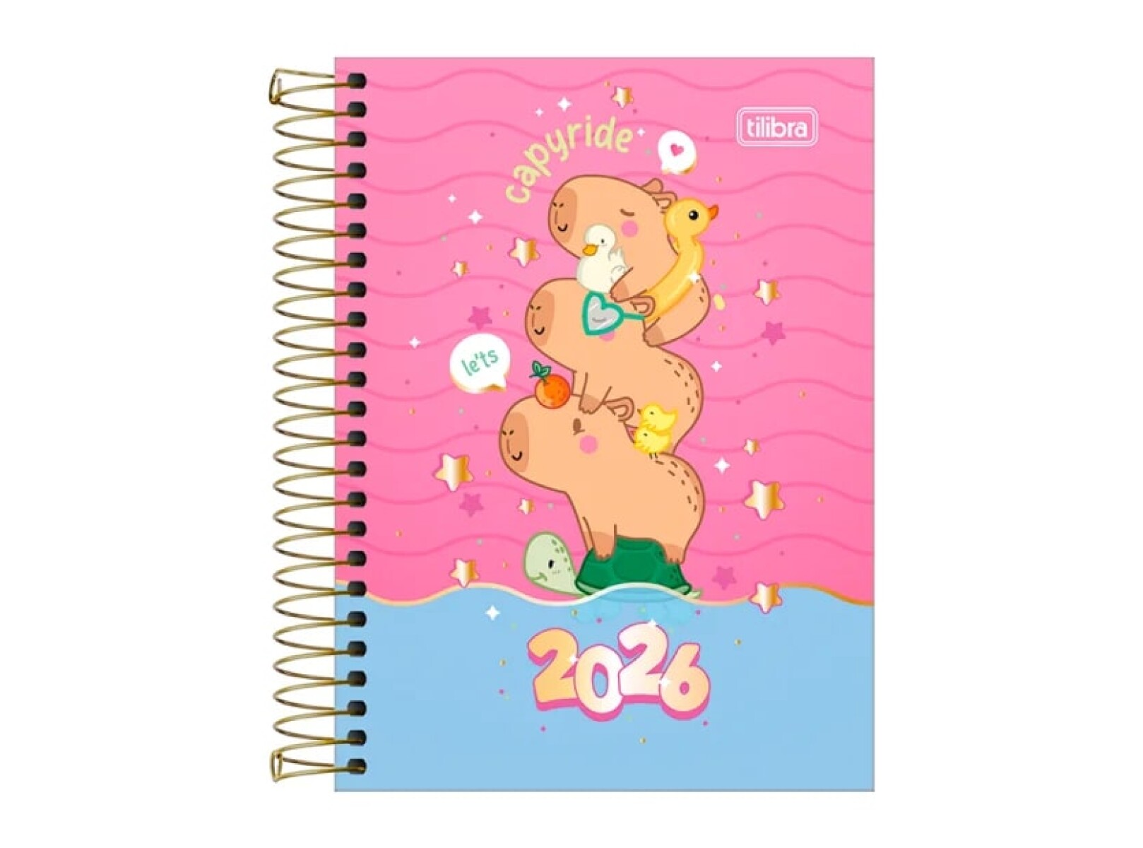 Agenda Tilibra 2026 Capyclub - Diseño 3 