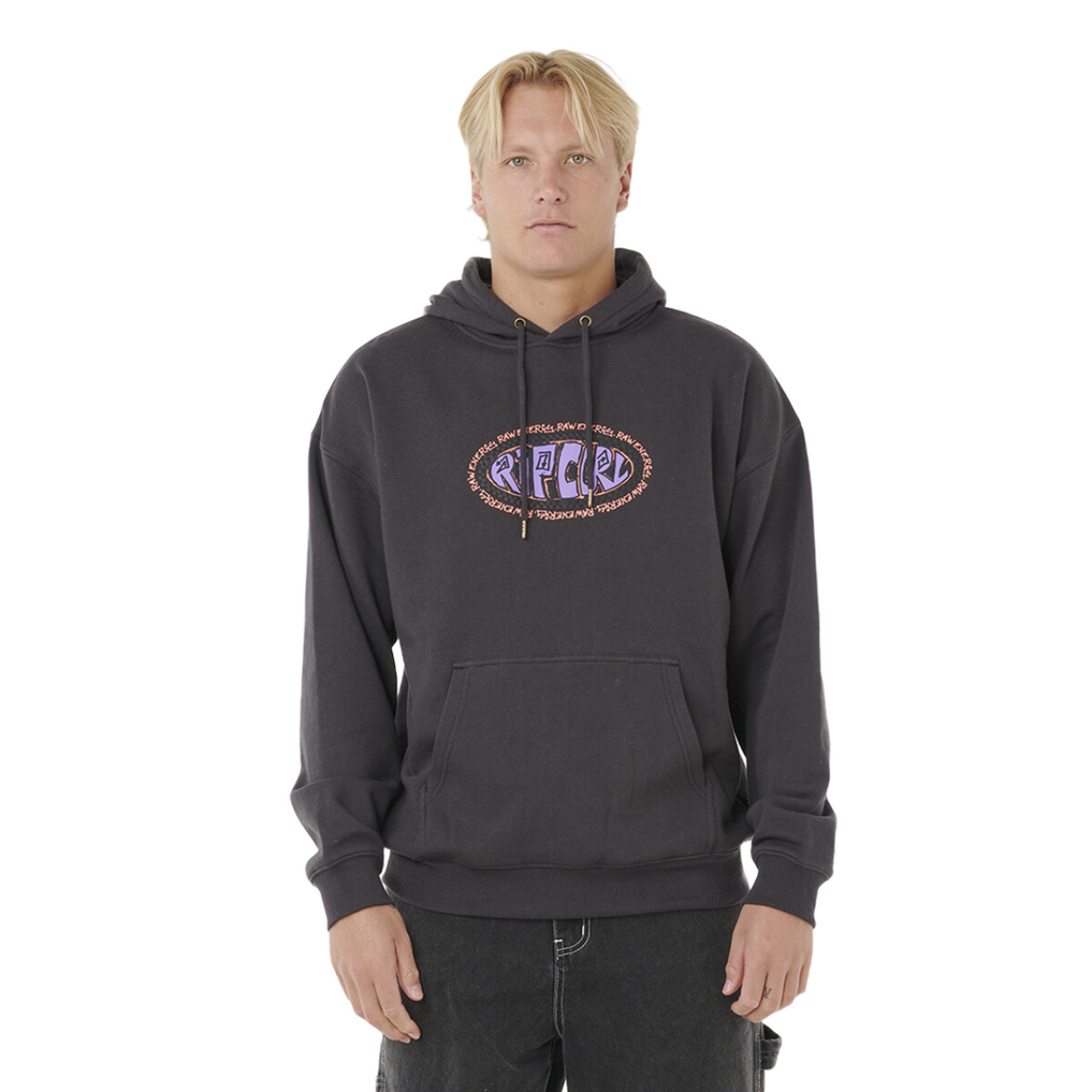 Canguro Rip Curl De Oval - Negro 