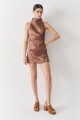 VESTIDO HALTER PARTY Cobre