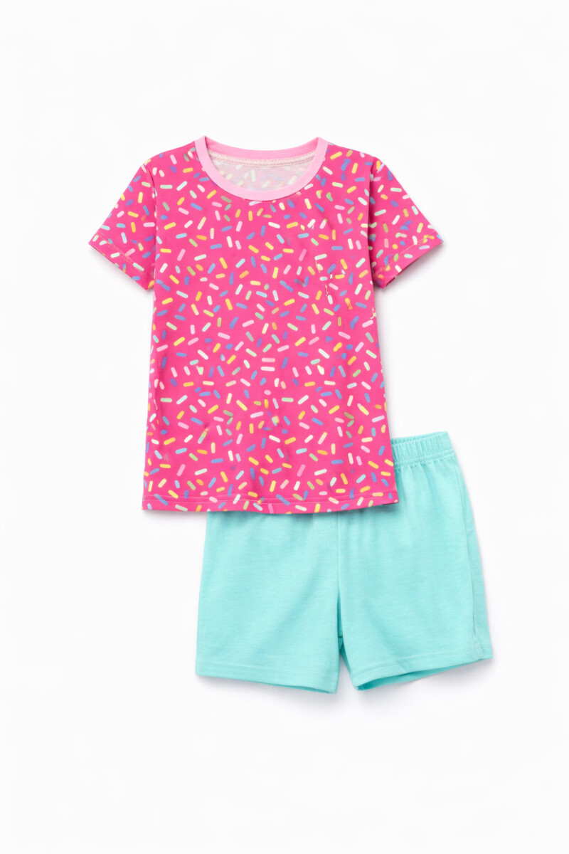 PIJAMA SET REMERA + SHORT - VARIANTE 4 