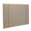 RESPALDO 2 PLAZAS (1.60 MTS) - LISO TAPIZADO BEIGE C/LISTON CAMEL RESPALDO 2 PLAZAS (1.60 MTS) - LISO TAPIZADO BEIGE C/LISTON CAMEL
