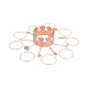 CORONA CON HERRAMIENTAS X9 PIEZAS Cobre