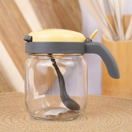 Especiero de vidrio Herevin con cuchara 425cc Especiero de vidrio Herevin con cuchara 425cc