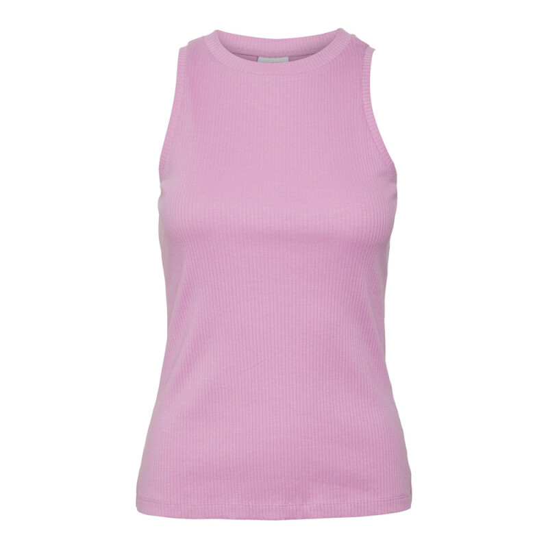 VMLAVENDER SL O-NECK TOP VMA NOOS Cyclamen