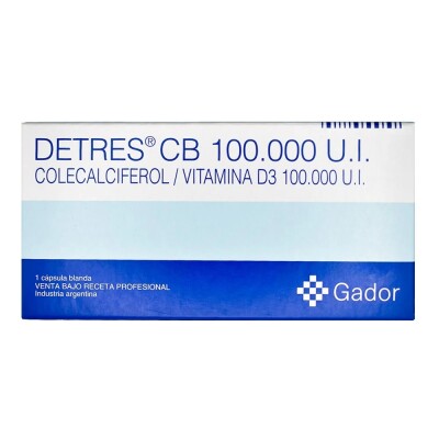 Detres Cb 100.000 Ui 1 Caps. Detres Cb 100.000 Ui 1 Caps.