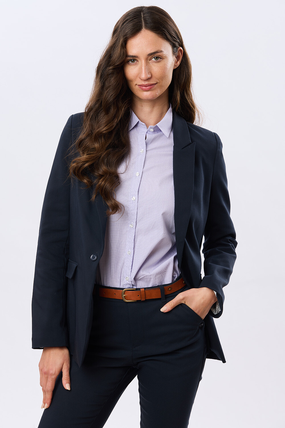 BLAZER LISO Marino