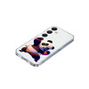 Protector para Samsung Galaxy A16 transparente diseño panda Protector Para Samsung Galaxy A16 Transparente Diseño Panda