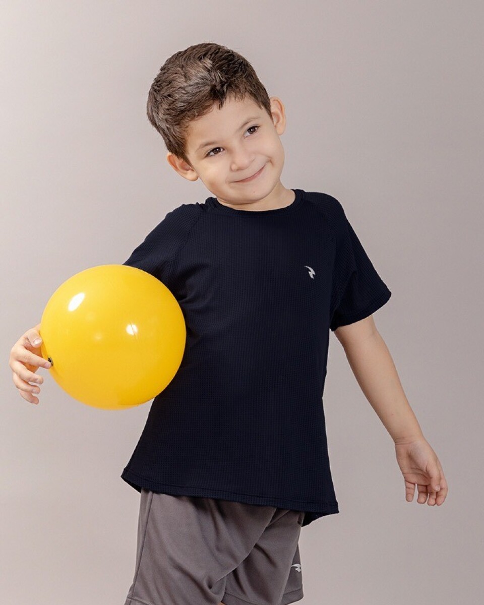Remera Infantil. - Negro 