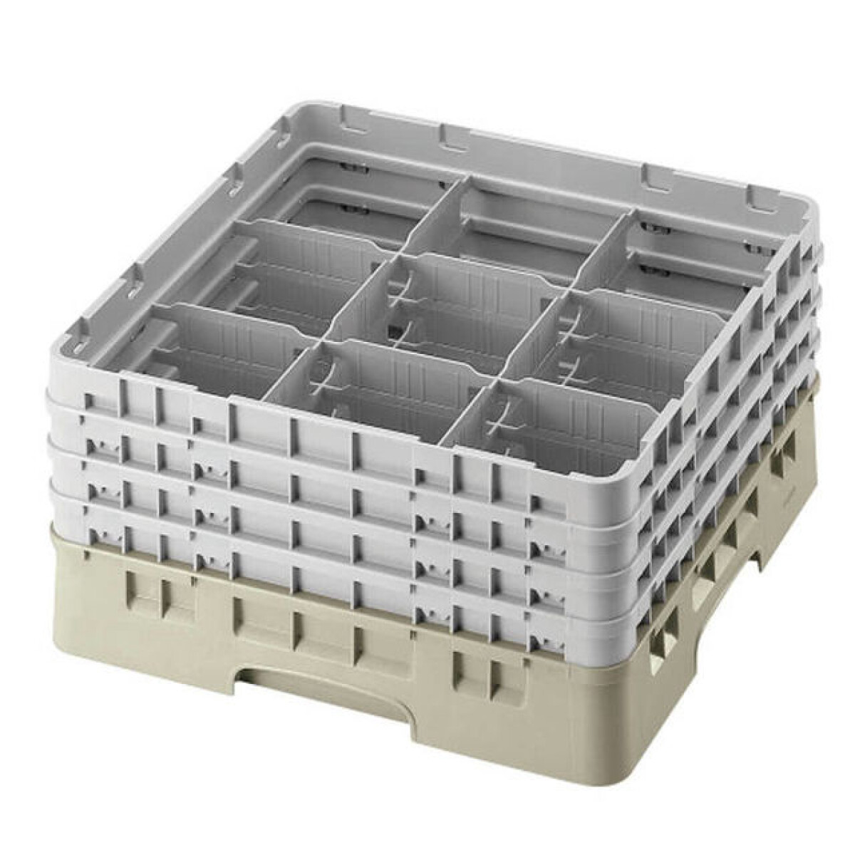 Canasto Rack para lavavajillas Cambro 9 compartimentos 14.9x25.7cm 