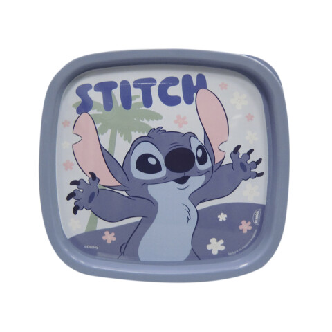 Pote Plástico Stitch 580 ml AZUL PIEDRA