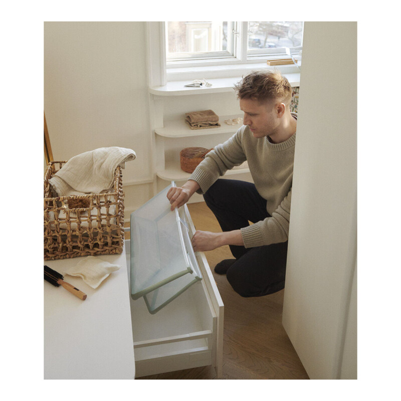 Bañito Plegable Flexi bath stokke Blanco / Aqua