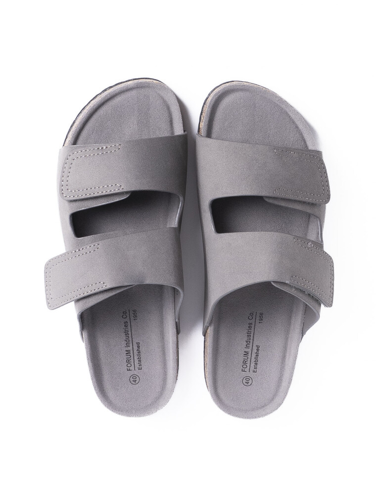 Sandalia Cuero Marruecos Gris