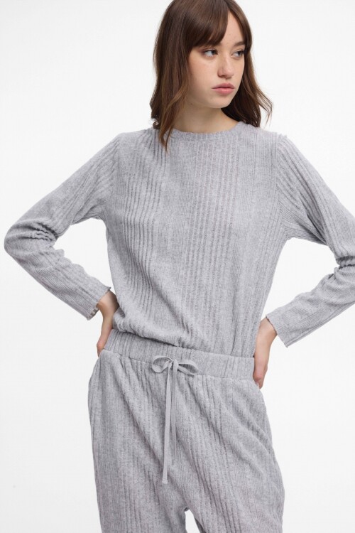 Top Ivana Gris Melange