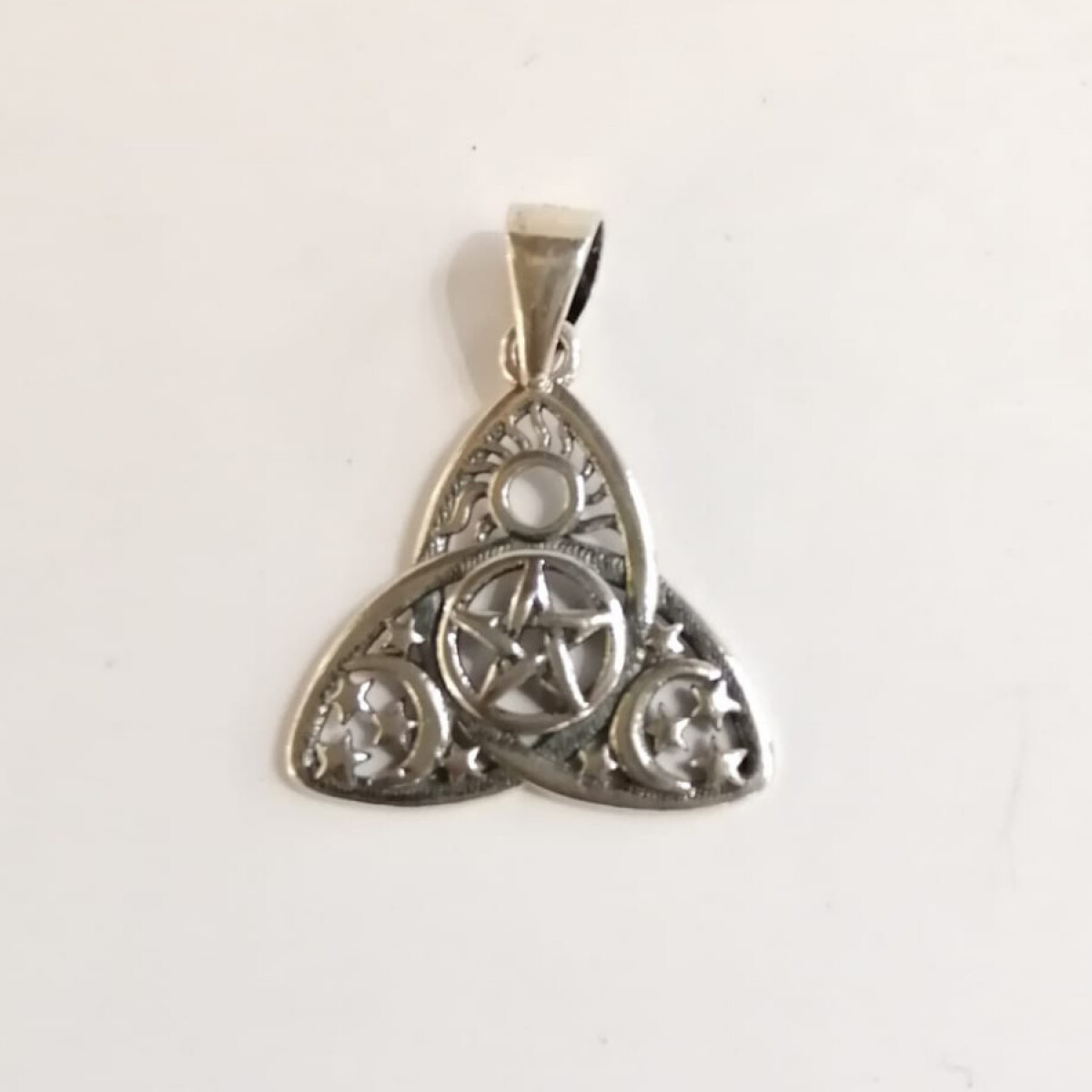 Colgante nudo de bruja Plata 