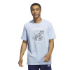 REMERA ADIDAS M TAILGATE TEE Hombre KE7760 Celeste