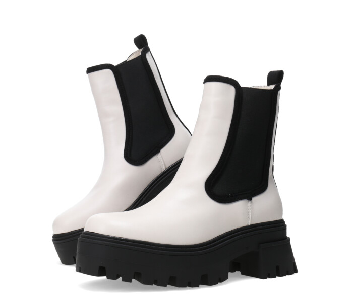 Bota chelsea TELLY clasica Offwhite