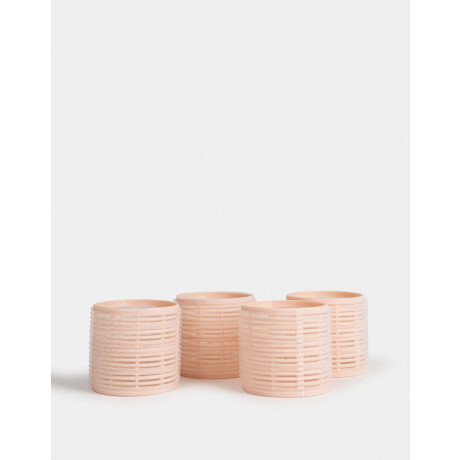 Set De Acc. De Pelo Y Otros Rosa Polvo