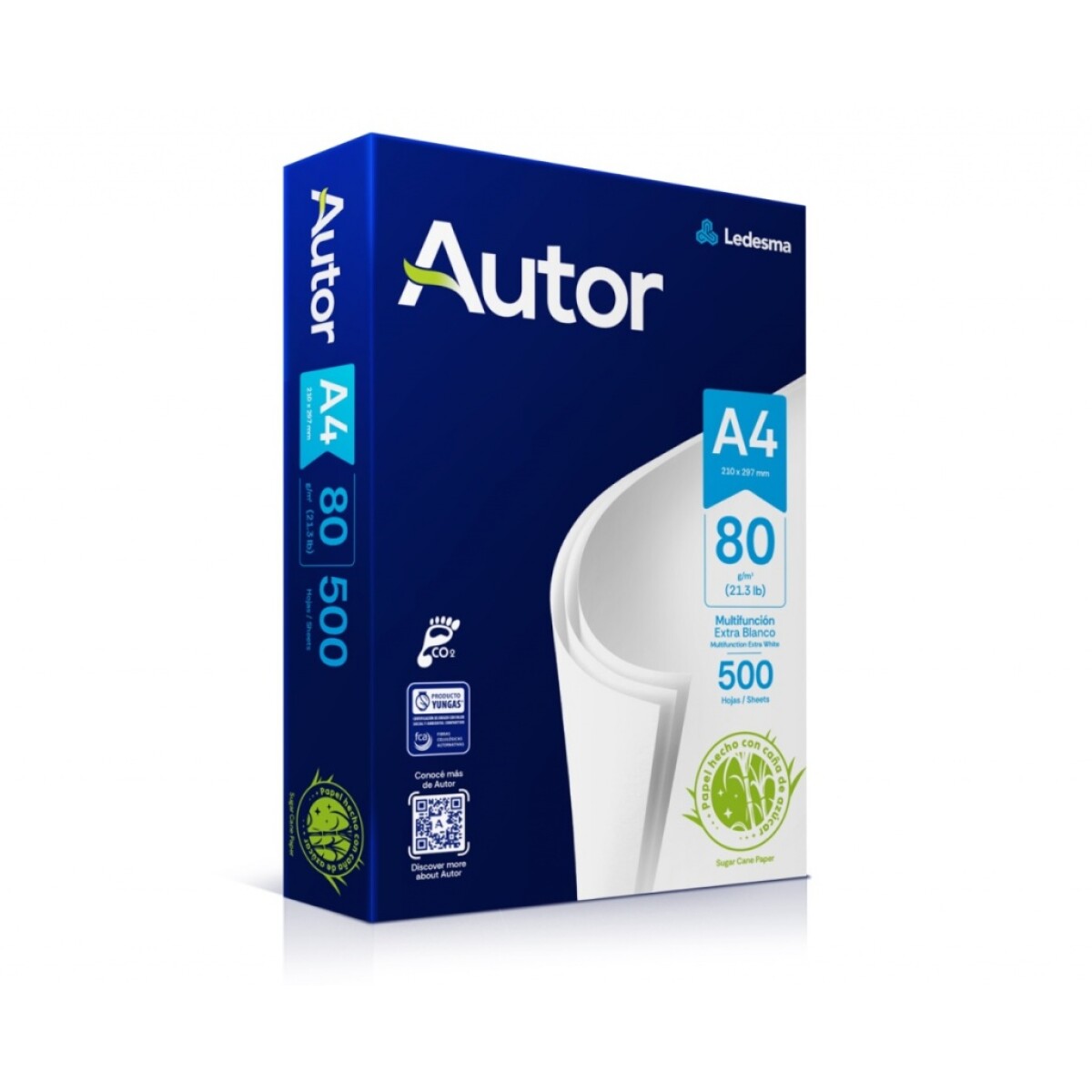 2x1 PAPEL AUTOR A4 80GR. LEDESMA 