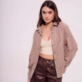 Imagen de Camisa Gamuza Vegana - Mocha