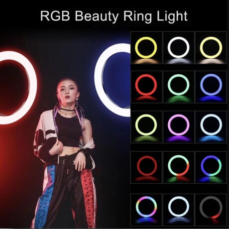 Aro luz RGB 26cm