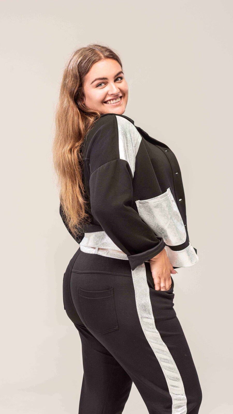 Campera Bruselas negro