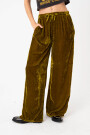 PANTALÓN RELAXED FIT EN VELVET Verde