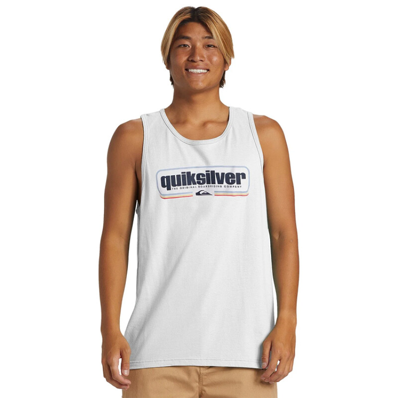 Musculosa Quiksilver Box Shaped - Blanco Musculosa Quiksilver Box Shaped - Blanco