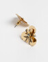 Aros Pasantes Flores Aros Pasantes De Flores - Dorado