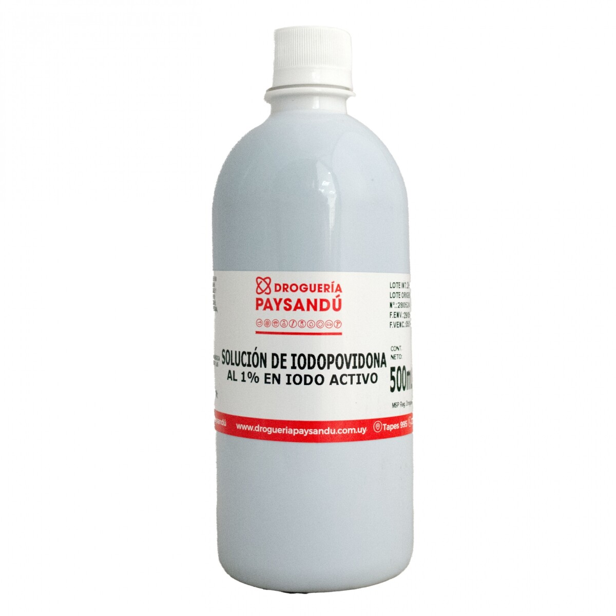 Iodoforo Solución al 1% - 500 cc 