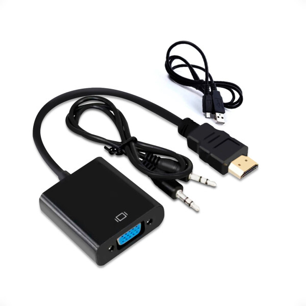 Adaptador Activo HDMI A VGA MÃ¡s Audio Adaptador Activo HDMI A VGA MÃ¡s Audio
