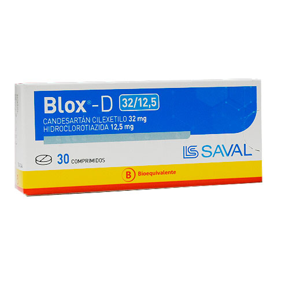 BLOX D 32 / 12,5 MG. CJ X 30 COMP. única
