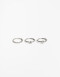 Sets Anillos Folk Set De Anillos Boho - Plateado Antique Silver