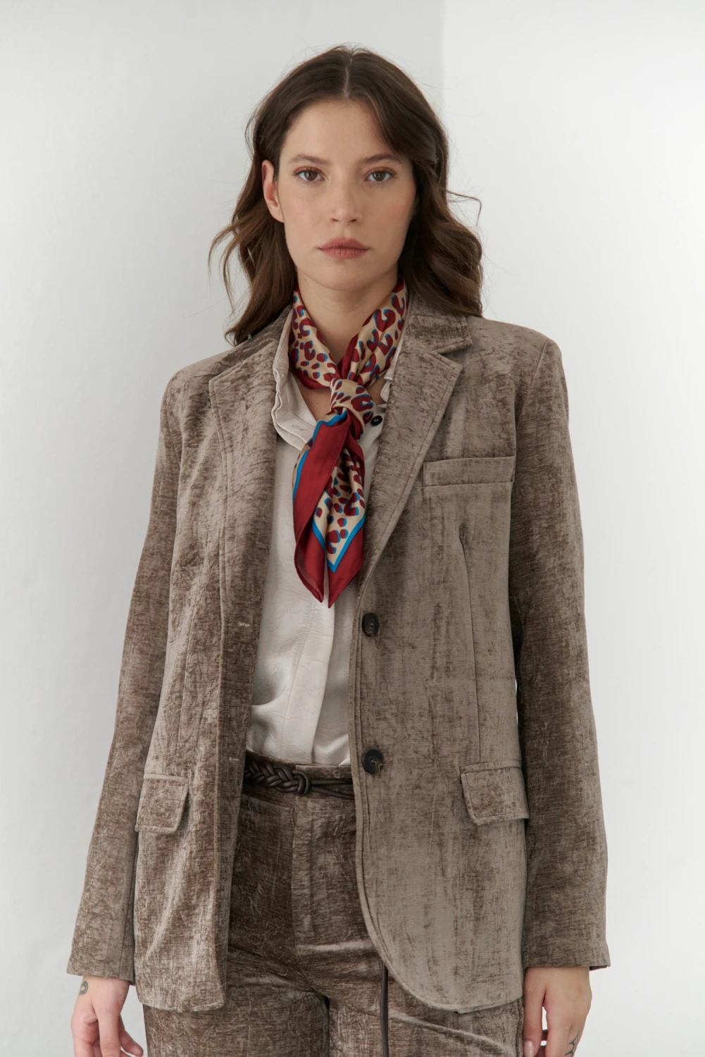 BLAZER VELVET beige 4
