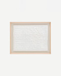 Cuadro Kut de papel maché blanco 90 x 70 cm Cuadro Kut de papel maché blanco 90 x 70 cm