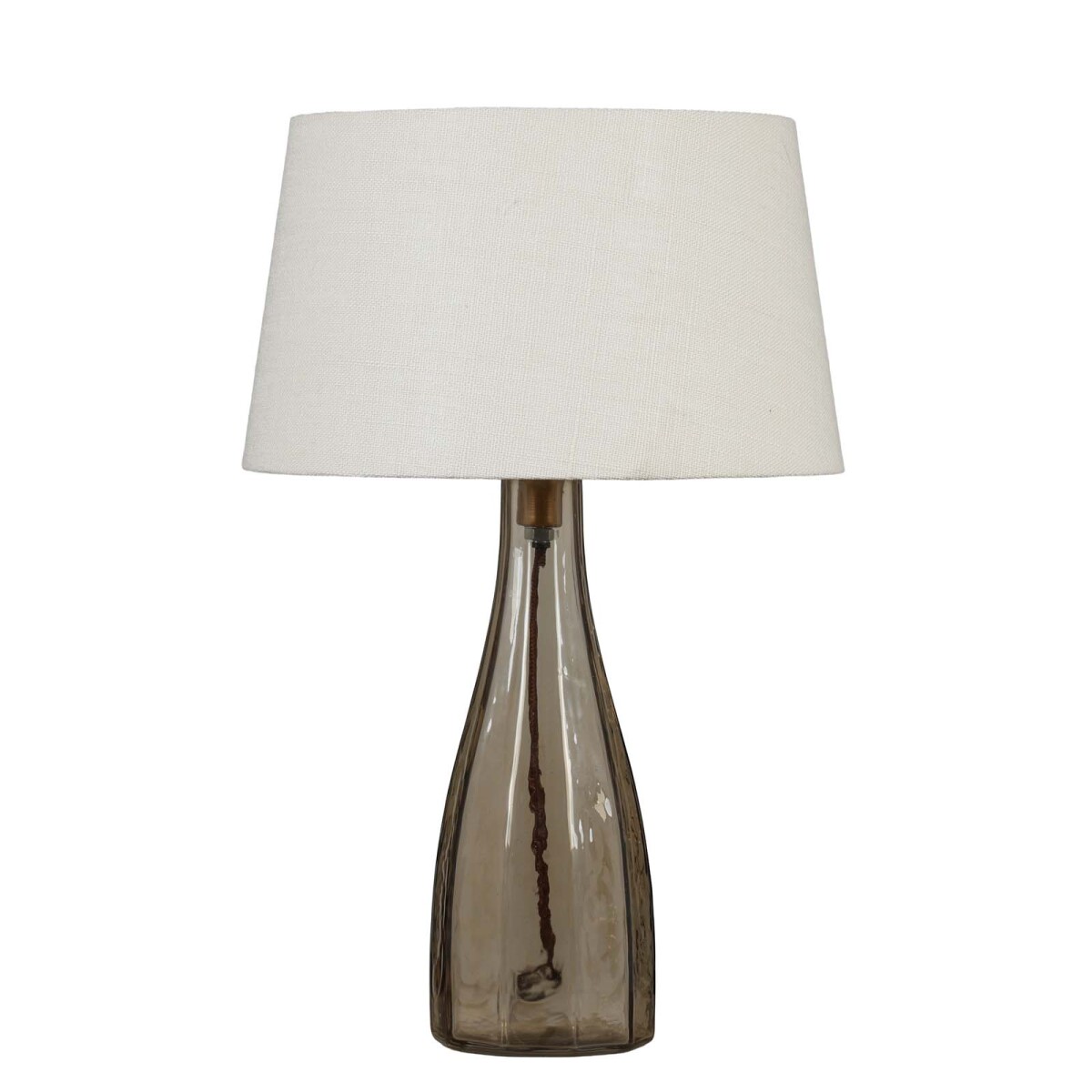 LÁMPARA DE MESA BOTTLE - VIDRIO GRIS GRIS 