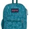 MOCHILA JANSPORT CROSS TOWN PLUS DELIGHTFUL DAISIES GREEN