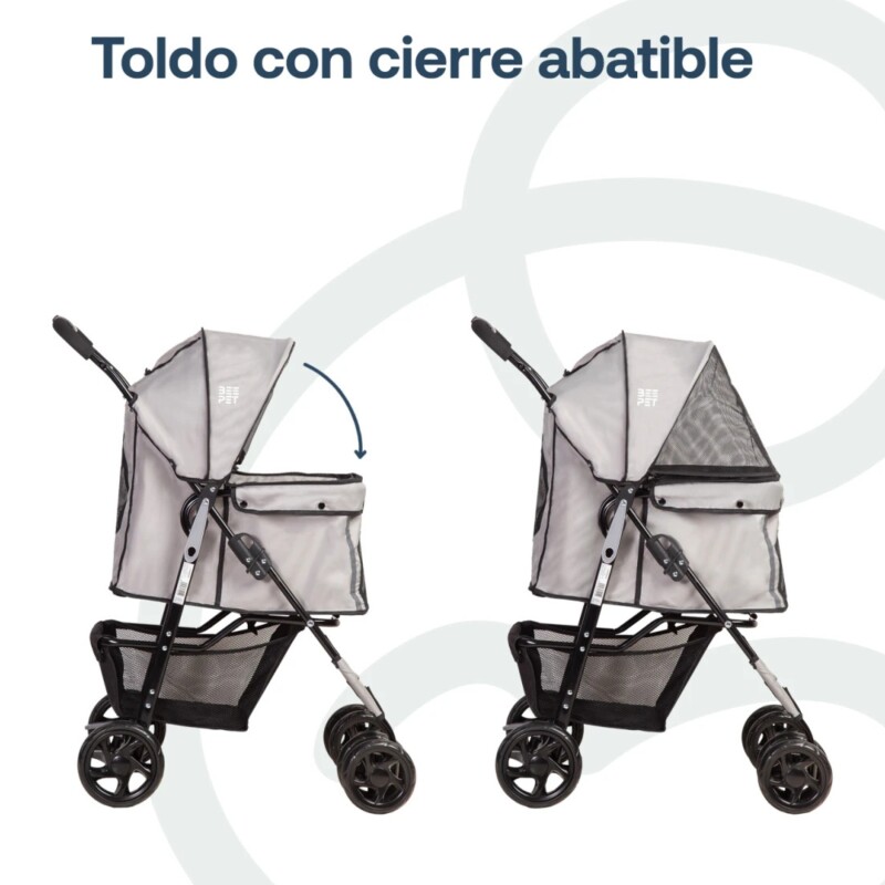 Coche para Mascota BRAVO de BEEPET Gris Coche para Mascota BRAVO de BEEPET Gris